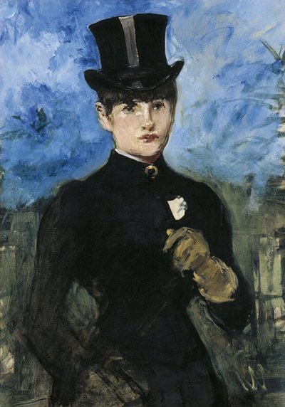 Rytter, Fullface, ca. 1882 av Édouard Manet