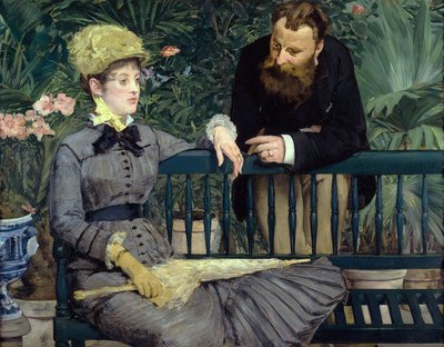 I drivhuset av Édouard Manet