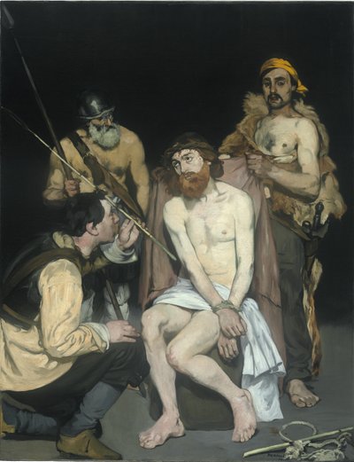 Jesus hånet av soldatene, 1865 av Édouard Manet