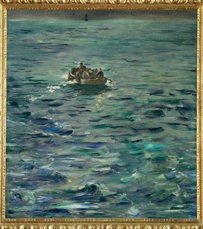 Rocheforts unnvikelse (maleri på lerret) av Edouard Manet