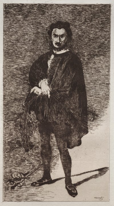 tragisk skuespiller. av Édouard Manet