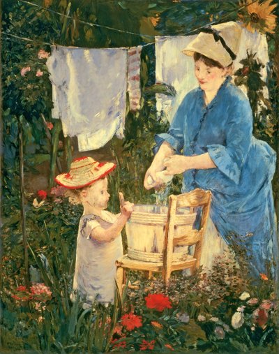 Klesvask av Édouard Manet
