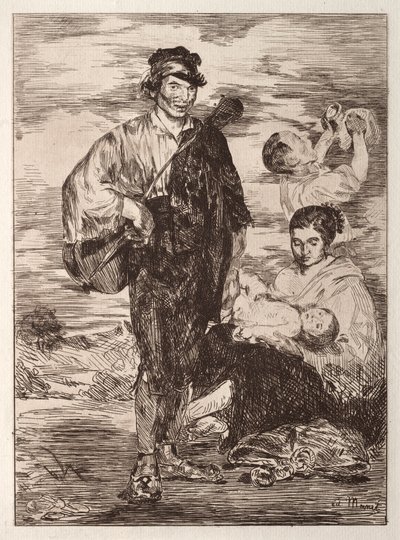 Sigøynerne. av Édouard Manet