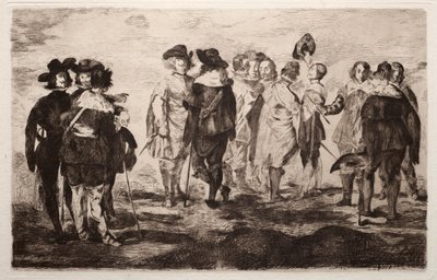 De små rytterne av Édouard Manet