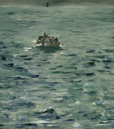 Rocheforts flukt av Édouard Manet