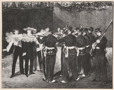 Henrettelsen av Maximilian av Édouard Manet