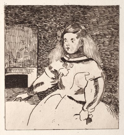 Linfante Marguerite. av Édouard Manet