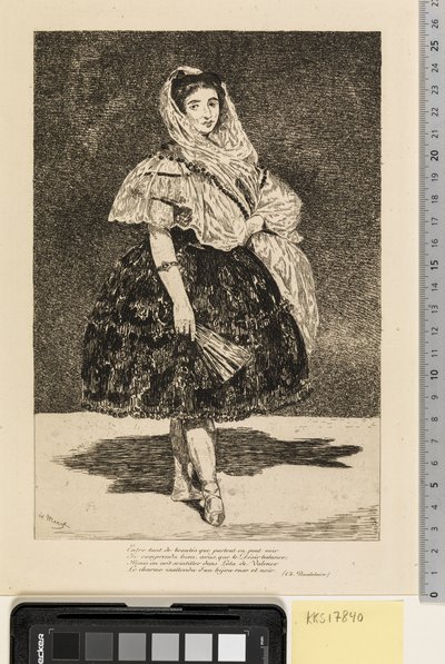 Lola de Valencia av Édouard Manet