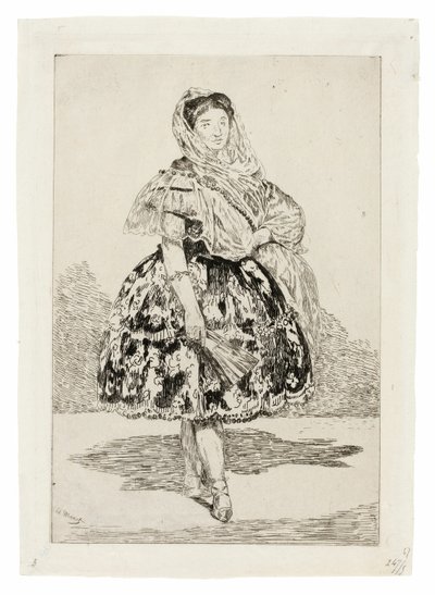 Lola de Valencia av Édouard Manet
