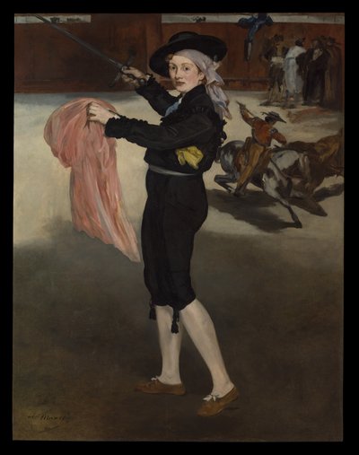 Mademoiselle V. . . i en espadas drakt av Édouard Manet
