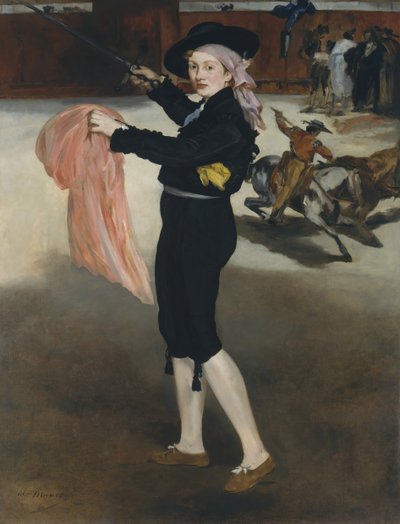 Mademoiselle V. . . i kostymet til en Espada, 1862. av Édouard Manet