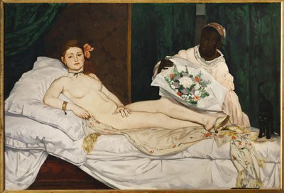 Olympia (olje på lerret) av Edouard Manet