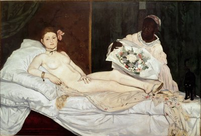 Olympia, detalj av Édouard Manet