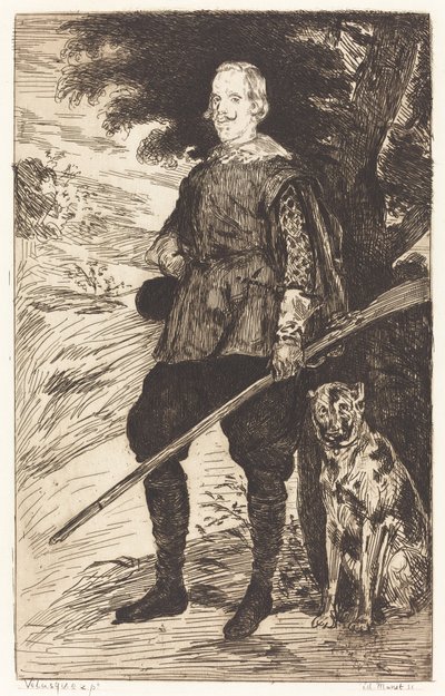 Philip V Philippe Eve, 1862. av Édouard Manet