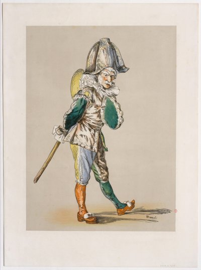 Polichinelle av Édouard Manet