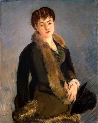 Portrett av Mademoiselle Isabelle Lemonnier, c1880. av Édouard Manet