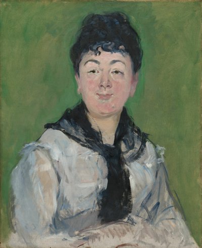 Portrett av en kvinne med en svart Fichu, ca. 1878. av Édouard Manet