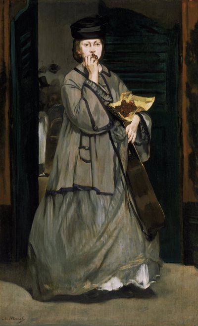 Gatesangerinnen av Édouard Manet