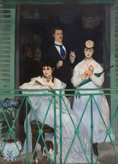 Fransk: Le balcon Balkongen av Édouard Manet