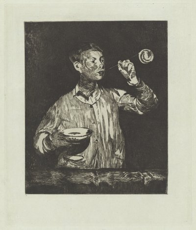 Gutten med såpebobler av Édouard Manet