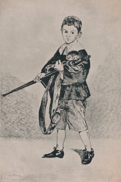 Gutten med sverdet, 1862, 1946 av Édouard Manet