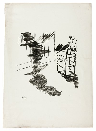The Chair ("Den skyggen som ligger og svever på gulvet..."), fra The Raven (Le Corbeau) av Édouard Manet