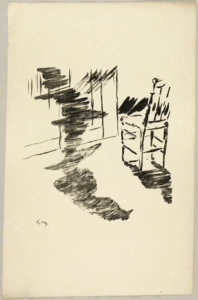 The Chair ("Den skyggen som ligger og svever på gulvet..."), fra The Raven (Le Corbeau) av Édouard Manet