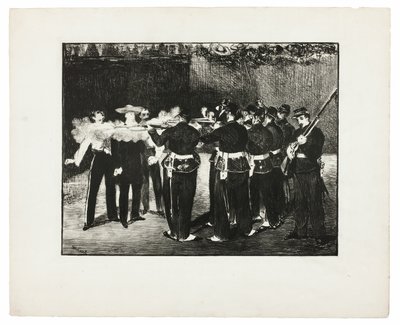Henrettelsen av Maximilian av Édouard Manet