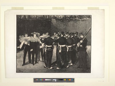 Henrettelsen av Maximilian av Édouard Manet