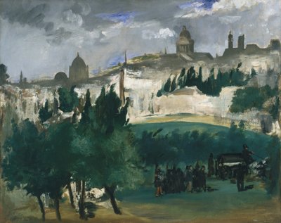 Begravelsen, ca. 1867. av Édouard Manet