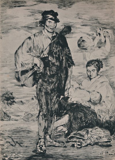 Sigøynerne, 1862, 1946 av Édouard Manet