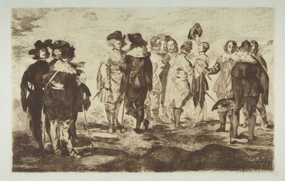 The Little Cavaliers, etter Velázquez, 1861-62. av Édouard Manet