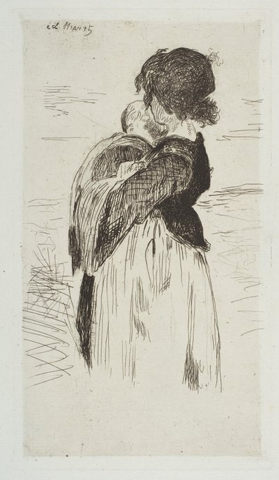 Den lille jenta, 1861-62. av Édouard Manet