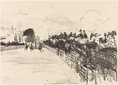 The Races (Les courses) av Édouard Manet