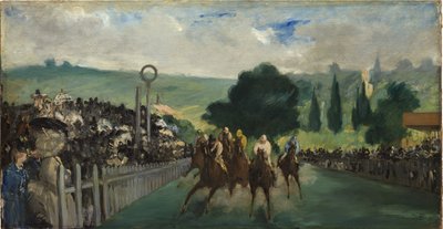 Løpene på Longchamp, 1866 av Édouard Manet