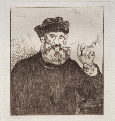Røykeren (etsing) av Édouard Manet