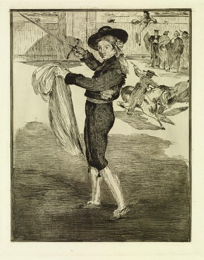 Victorine Meurent i en espadas kostyme av Édouard Manet