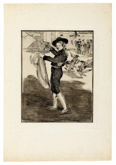 Victorine Meurent i kostymet til en "Espada" av Édouard Manet