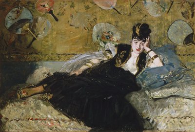 Damen med vifter av Édouard Manet