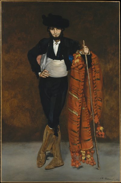 Ung mann i majo-kostyme av Édouard Manet