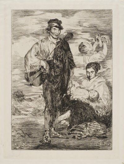 Sigøynerkvinner av Édouard Manet