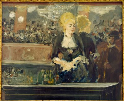 Studer for baren på Folies-Bergère av Édouard Manet