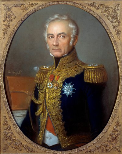 Portrett av Charles Tristan, greve av Montholon (1783-1853) Maleri av Edouard Pingret (1788-1875) ca. 1840, 82 x 67 cm. Paris, Musee de l