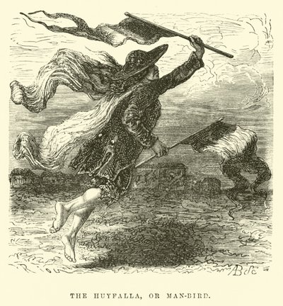 Huyfalla, eller menneskefugl av Edouard Riou