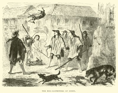 Hundeødeleggerne i Cuzco av Edouard Riou