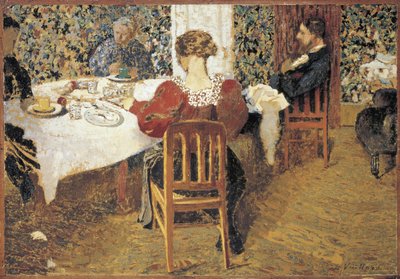 Ved bordet (Le Dejeuner) av Vuillard, Edouard (1868-1940) av Edouard Vuillard