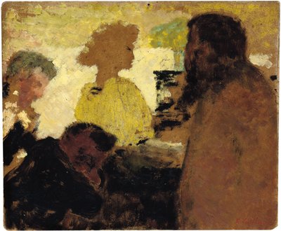Ved pianoet, ca. 1896 av Edouard Vuillard