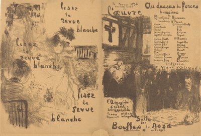 Over menneskelige krefter; Krystalledderkoppen av Edouard Vuillard