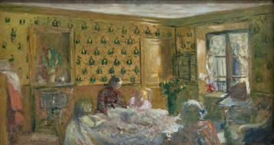 Ved arbeidsbordet av Edouard Vuillard