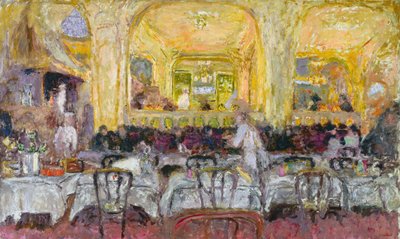 Café Wepler, ca. 1908-10, omarbeidet i 1912 av Edouard Vuillard